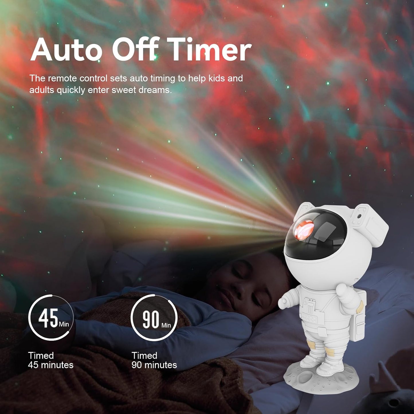 Astronaut Galaxy Projector Night Light