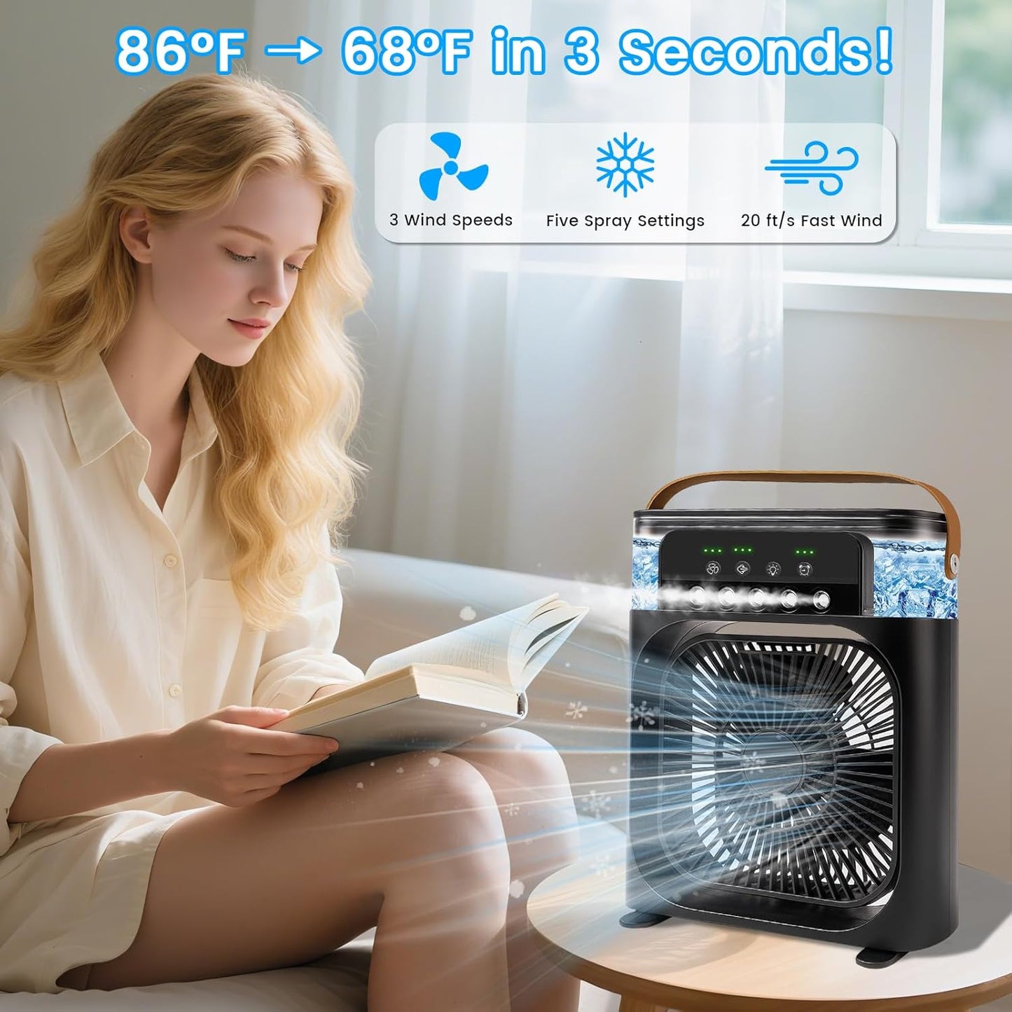 Portable Air Cooler Fan