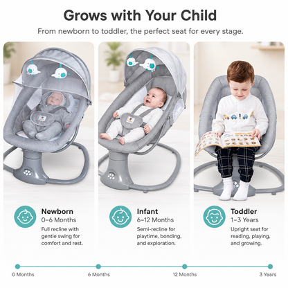 3 in 1 Deluxe Baby Bassinet