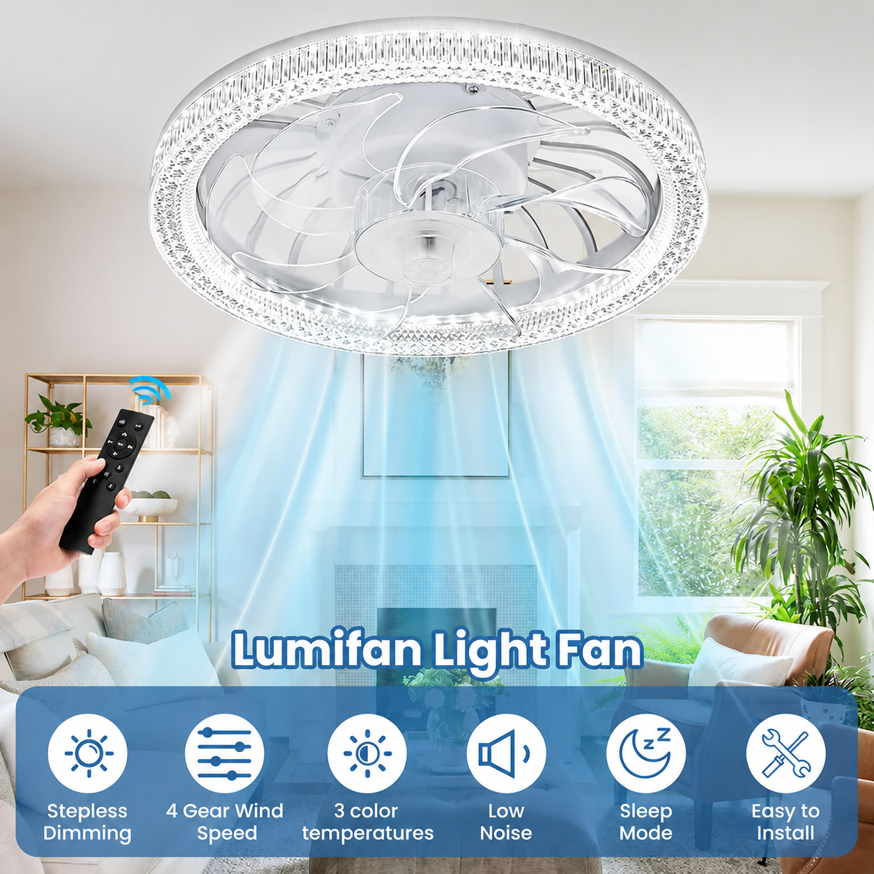 Lumifan Pro Ceiling Light Fan